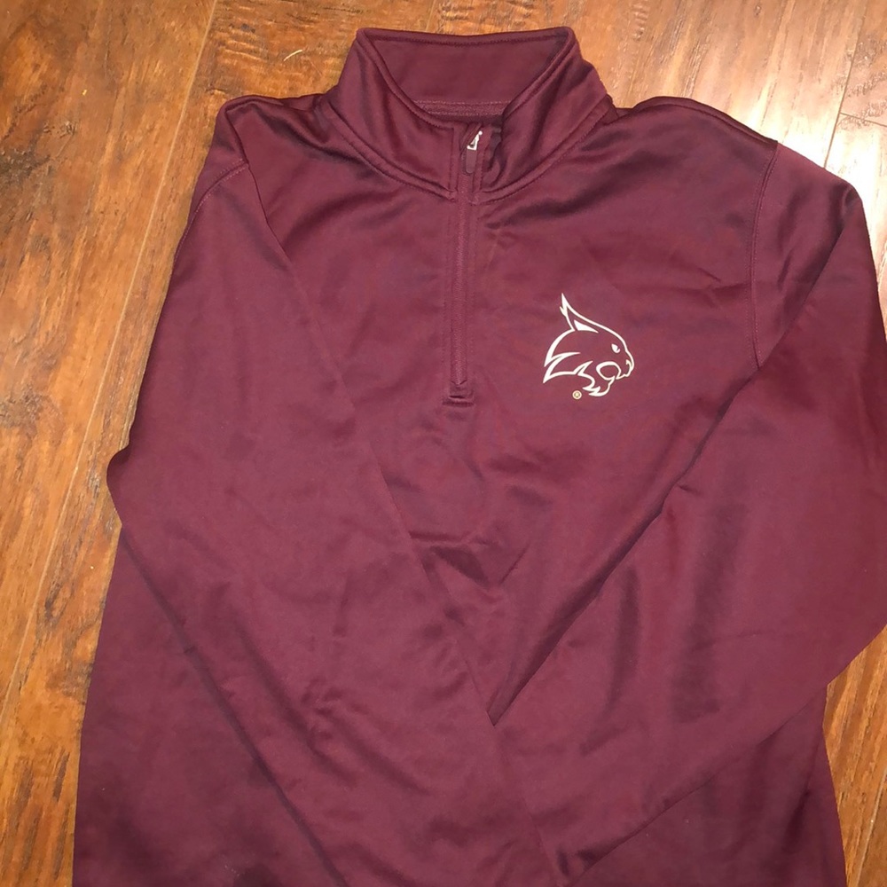 Texas state Quarter zip pull over jacket